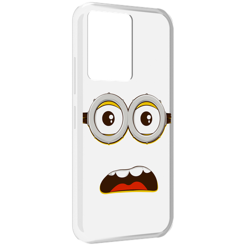 Чехол MyPads лицо-миньона для Infinix Note 12 5G X671 / Note 12 Pro 5G задняя-панель-накладка-бампер
