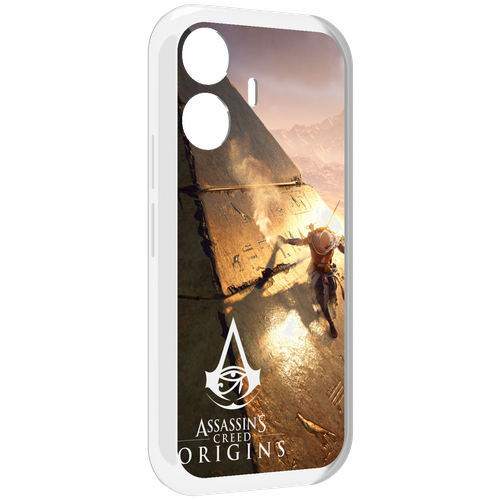 Чехол MyPads Assassin's Creed Origins для Vivo Y77E / Vivo iQOO Z6 Lite задняя-панель-накладка-бампер