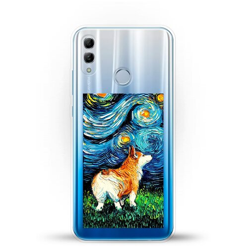 фото Силиконовый чехол корги ван гога на honor 10 lite andy & paul