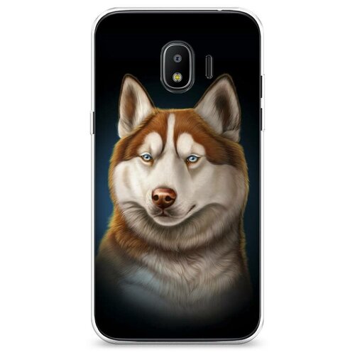 фото Силиконовый чехол "хаски арт 3" на samsung galaxy j2 2018 / самсунг галакси джей 2 2018 case place
