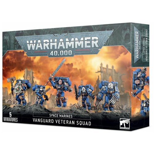 набор миниатюр warhammer 40000 space marines centurion assault squad Набор миниатюр для настольной игры Warhammer 40000 - Space Marines Vanguard Veteran Squad