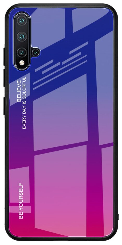 Чехол-бампер MyPads для Huawei Honor 10i / Enjoy 9S / P Smart Plus 2019 / Honor 20E (HRY-LX1T) 6.21 стеклянный из закаленного стекла с эффектом г.