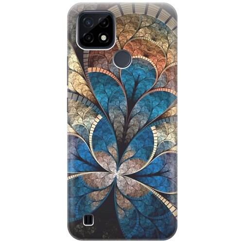 фото Ультратонкий силиконовый чехол-накладка для realme c21 с принтом "великолепный век" gosso