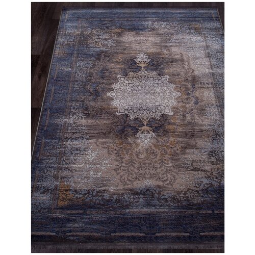 Ковер NOYAN - Прямоугольник Синий, Классический, GRAY (400 на 500)