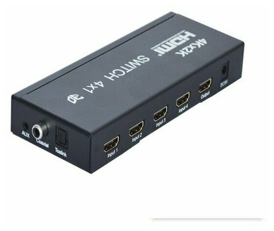 Переключатель (switch) HDMI 4х1+S/PDFI Ultra HD (3D 4K*2K) /VСonn/
