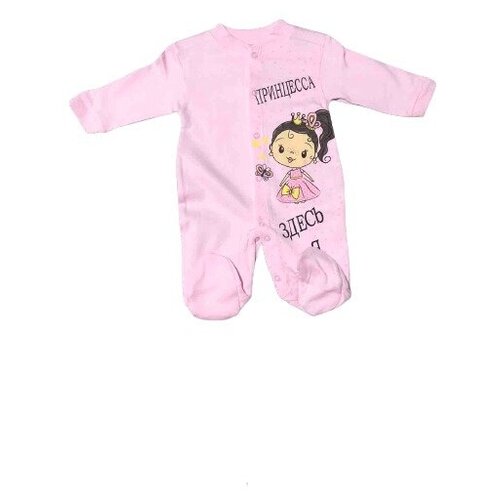 розовый комбинезон для малышки 