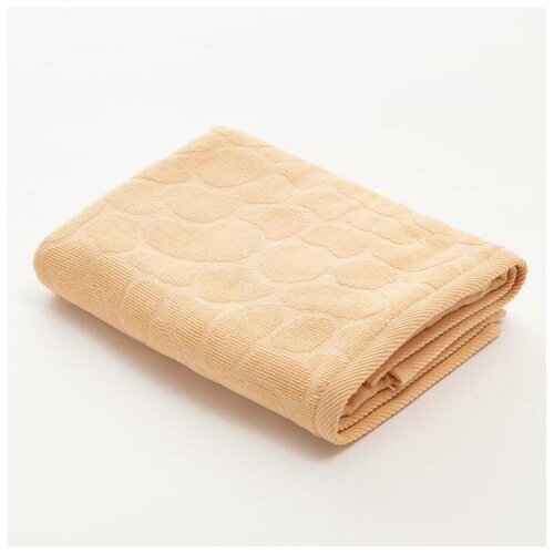 фото Полотенце махровое этель marble 50*90 см, цв. бежевый 100% хл, 500 гр/м2