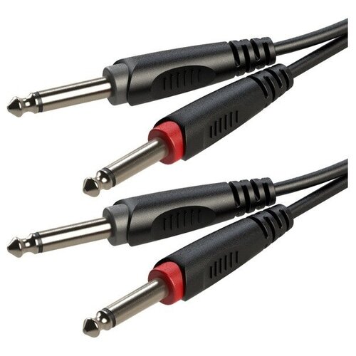 Кабель аудио 2xJack - 2xJack Roxtone RACC100/2 2.0m