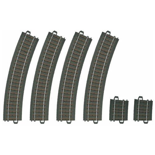 фото Набор расширения рельсовых путей для железной дороги "märklin start up", изогнутые, 6 штук, арт. 020299 marklin