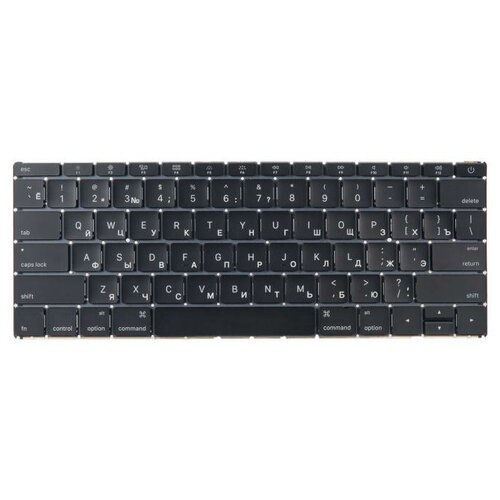 Keyboard Клавиатура для Apple MacBook Retina 12 A1534 Early 2015 прямой Enter RUS 7844₽