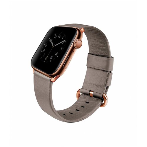 Ремешок Uniq Ремешок Uniq для Apple Watch 44/42 mm Mondain Strap кожаный, бежевый