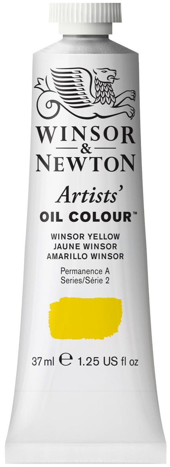 Winsor&Newton Масляная краска Artists', Винзор желтый 37мл