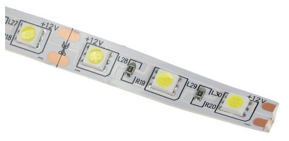 Ecola Лента св/д 12V 14.4W/m 60Led/m IP20 4200K 1м 840Lm/m 4K (интер) STD SMD5050 S2LV1411B - фотография № 2