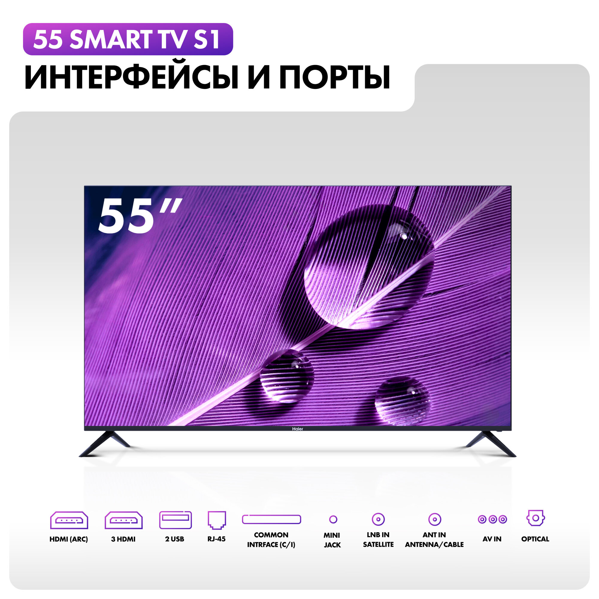 4K (Ultra HD) Smart телевизор Haier - фото №11