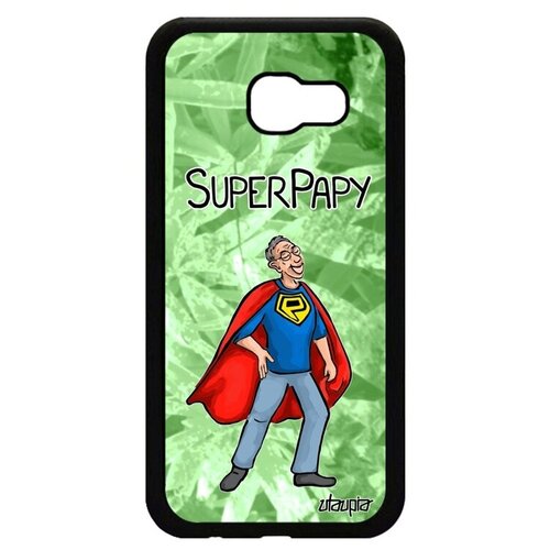 фото Противоударный чехол на смартфон // galaxy a5 2017 // "супердед" дедуля комикс, utaupia, светло-зеленый