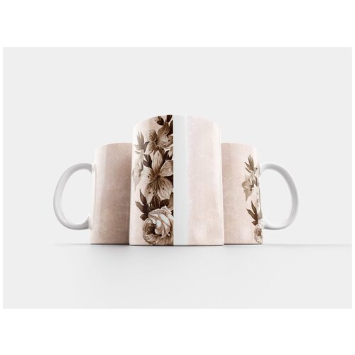 фото Кружка "задний план, скрапбукинг, бумага" 320 мл lotsprints