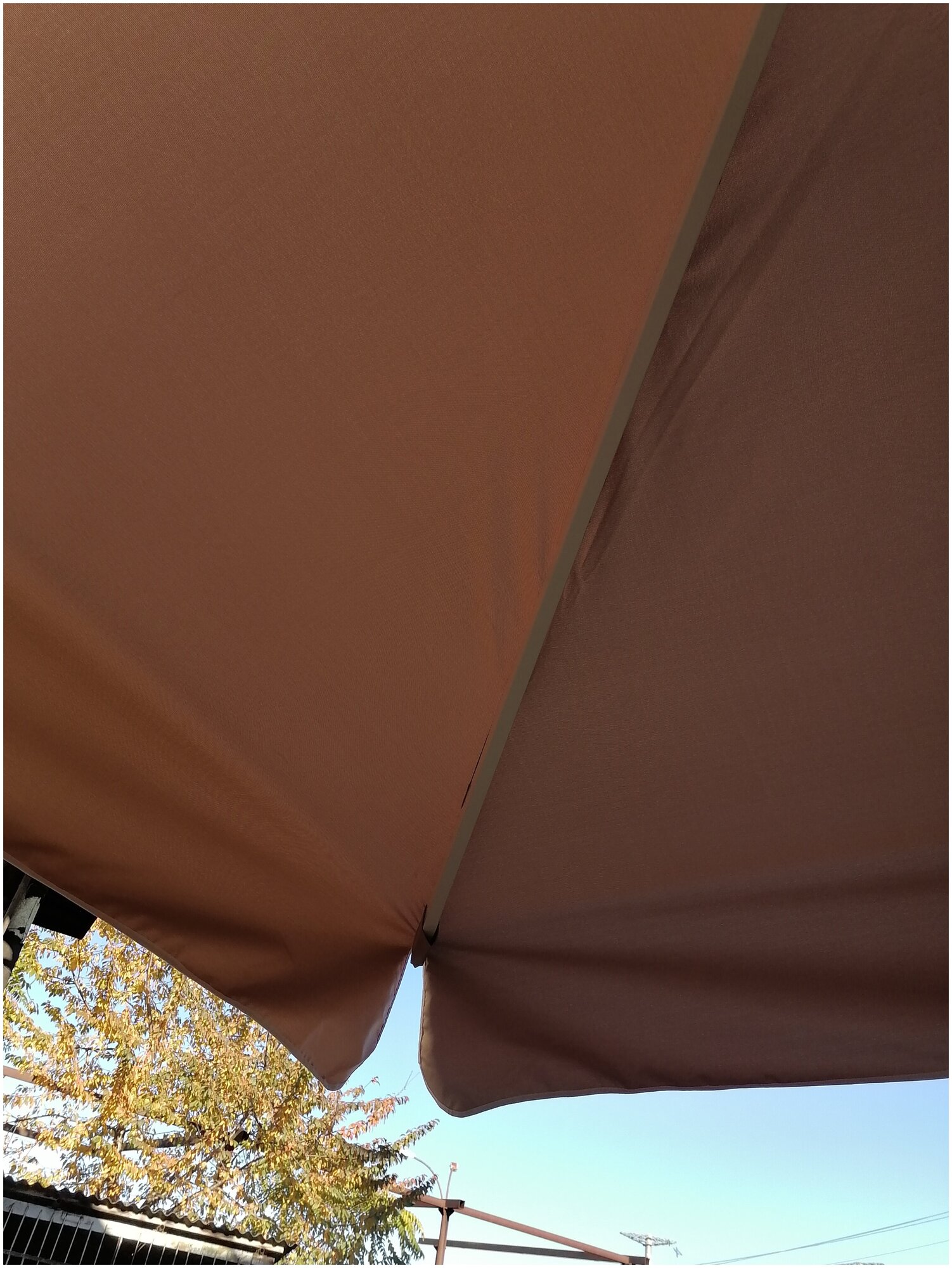 Тент зонта двухъярусный - фотография № 5
