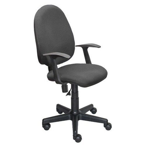 Кресло UP_EChair 325 PC ткань серая С73, пластик