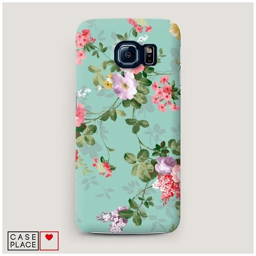 фото Чехол пластиковый samsung galaxy s7 цветочный узор 11 case place