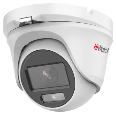 Камера видеонаблюдения HiWatch DS-T203L (3.6 mm) 2Мп купольная HD-TVI с технологией ColorVu