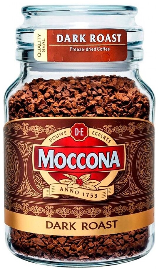 Кофе Moccona Continental Gold Dark Roast (Континентал Голд темной обжарки), растворимый, 4x95г 1 - фотография № 4