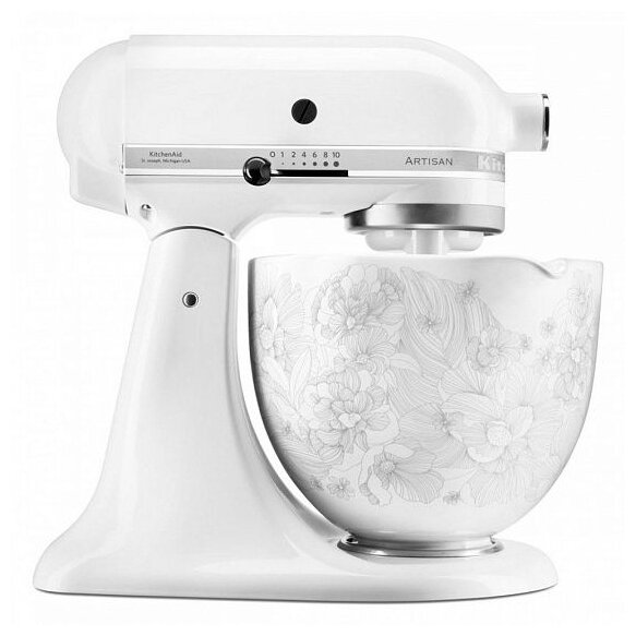 Миксер KitchenAid 5KSM156WFE, морозный жемчуг