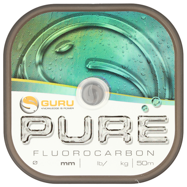 Леска флюорокарбоновая Guru Pure Fluorocarbon 020мм 50м