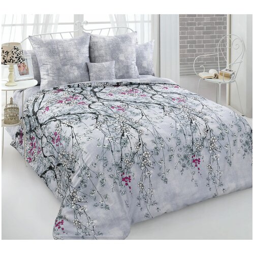 Постельное бельё Ханами 3, сатин, Семейный