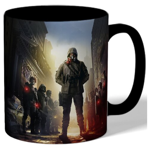 фото Кружка с цветной поверхностью на тему компьютерная игра tom clancy drabs