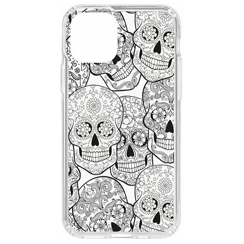фото Чехол для apple iphone 11 pro kruche print skull black/чехол айфон 11 pro/чехол с принтом/чехол на 11 pro айфон/чехол на айфон 11 pro/кейс на iphone 11 pro/чехол на айфон 11 pro с защитой камеры/бампер накладка с рисунком/айфон 11 pro чехол/чехол на айфон 11 про/бампер на айфон 11 про/чехол айфон 11 pro с защитой камеры/чехол iphone 11 pro/чехол 11 pro/iphone 11 pro чехол/противоударный чехол iphone 11 pro/чехол на айфон 11 pro с рисунком/чехол на айфон 11 про противоударный/чехол для айфон 11 pro кruче