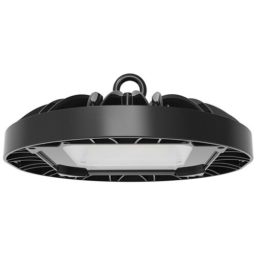 Потолочный светильник Светильник ЖКХ светодиодный Wolta UFO-150W/01 150 Вт IP65, подвесной, круг, цвет чёрный