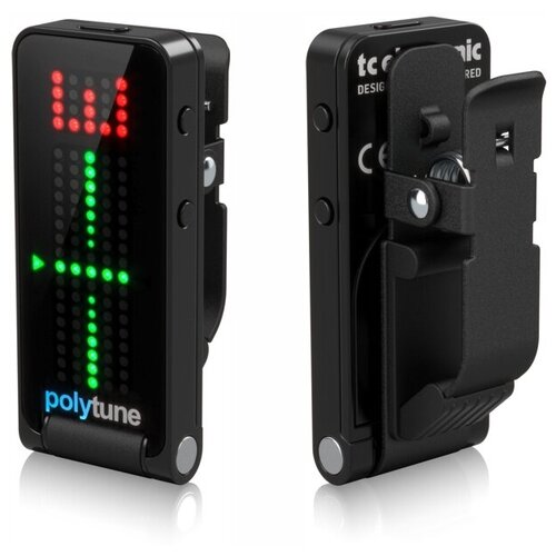 Тюнер полифонический Tc Electronic PolyTune Clip Black гитарный тюнер tc electronic polytune clip black