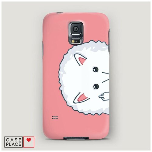 фото Чехол пластиковый samsung galaxy s5 шпиц и фак case place