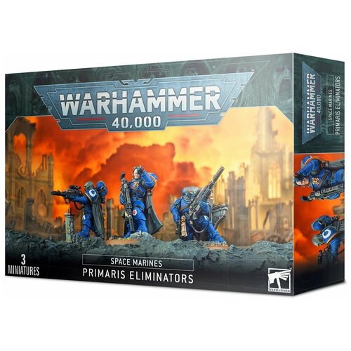 Набор миниатюр для настольной игры Warhammer 40000 - Space Marines Primaris Eliminators набор миниатюр для настольной игры warhammer 40000 space marines predator