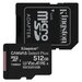 Флеш карта microSDHC 512GB microSDXC Class10 Kingston (sdcs2/512gbsp( Uhs-i Canvas Select up to 100M .