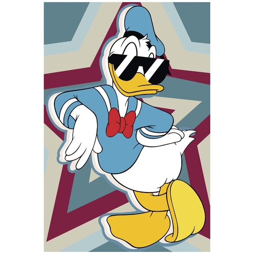 фото Фрея" pkz-d1 набор для раскрашивания по номерам (на картоне) 20 х 30 см №18 "крутой дак