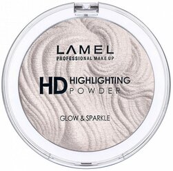 Lamel Professional Хайлайтер HD Highlighting Powder Glow & Sparkle, 401