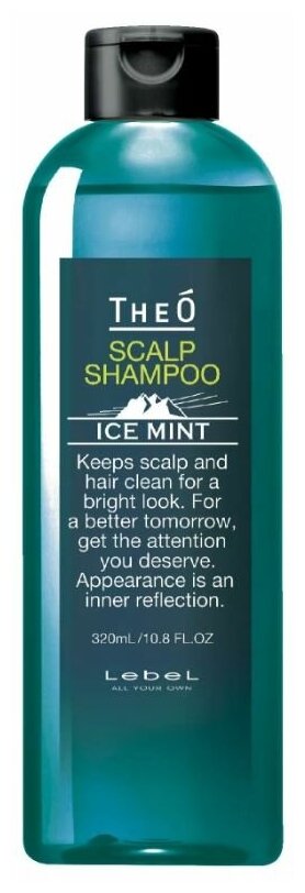 Lebel Theo Ice Mint Scalp Shampoo - Шампунь для мужчин с ледниковой водой 320мл