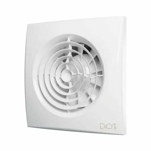 Вентилятор осевой вытяжной Diciti Aura 4C D100 мм 25 дБ 90 м3ч обратный клапан цвет белый 8080₽