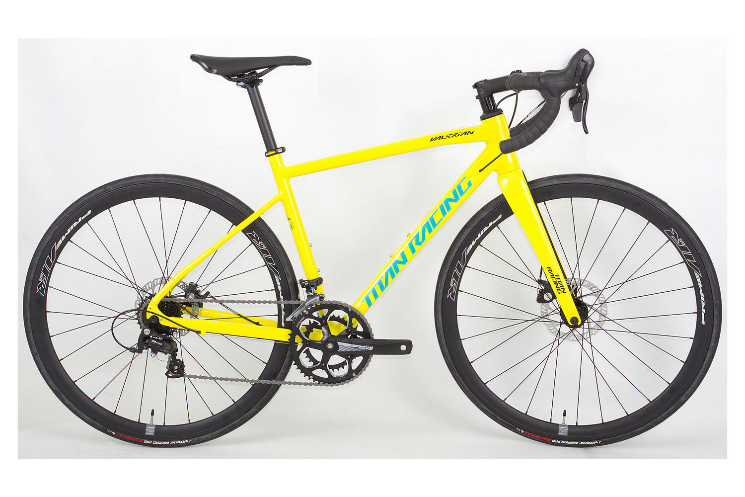 Шоссейный велосипед Titan Racing Valerian Ryde, год 2024, цвет Желтый-Зеленый, ростовка 22