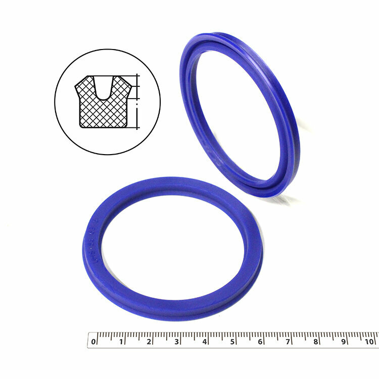 Манжета гидравлическая 53х63х5 (манжета цилиндра 63*53*5) тип UN PU (полиуретан)