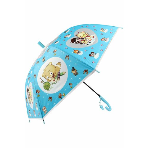 Зонт TORM, автомат, купол 76 см, для женщин, голубой