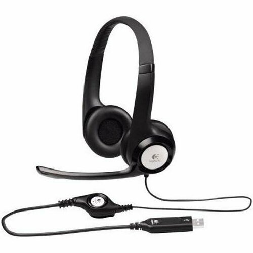 Наушники Logitech Stereo Headset H390 черный 981-000803 4343₽