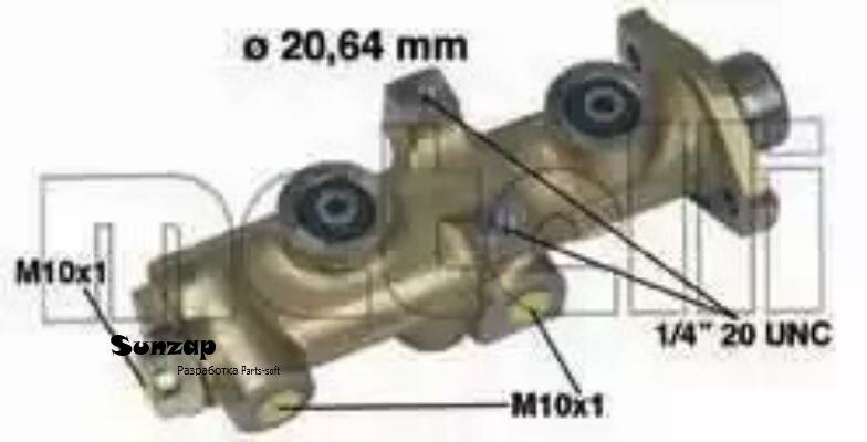 METELLI 05-0133 Главный тормозной цилиндр