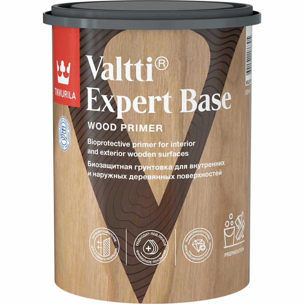 Tikkurila Антисептик грунтовочный VALTTI EXPERT BASE 0,9л 700009578