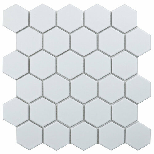 Мозаика STARMOSAIC HOMEWORK Hexagon small White Matt IDL1005 27,8x26,5 (цена за 1 шт)