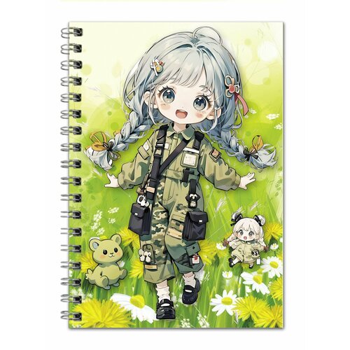 Блокнот для девочек Модные девчонки стиль милитари вар 2 280₽