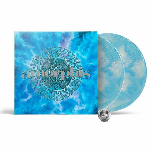 Amorphis - Elegy coloured 2LP 2023 Cyan Blue White Galaxy Merge Limited Виниловая пластинка 5744₽