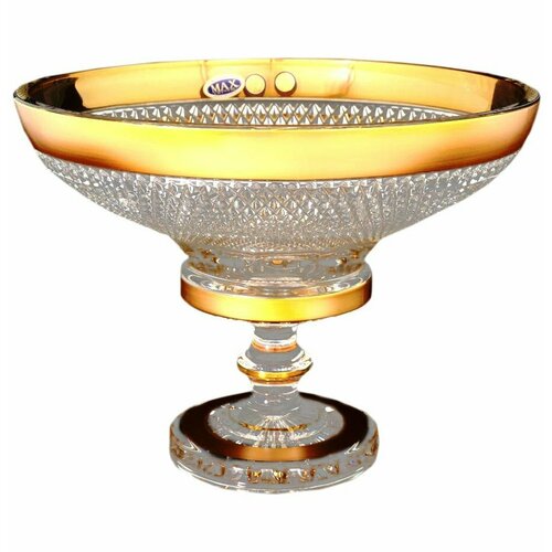 Фруктовница 30 см нн Max Crystal матовое золото 080447 24858₽