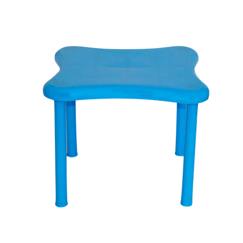 Стол садовый прямоугольный Капитоша складной 59.5x50.5x49.5 см полипропилен голубой